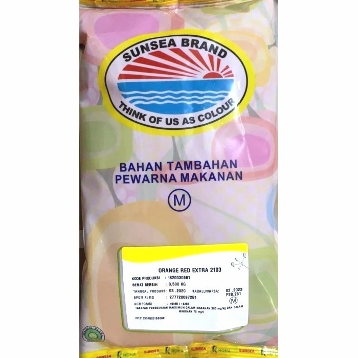 

Terbaru Pewarna Makanan Roha Orange Red Extra 2103 Promo Terlaris