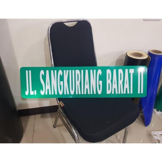 

PAPAN NAMA JALAN Plat Aluminium 15 x 60 cm