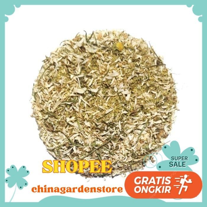 

(GRADE B) TEH CHAMOMILE SERPIH / CHAMOMILE FLOWER TEA BAG CUT 250 GRAM KUALITAS PRODUK TERBAIK