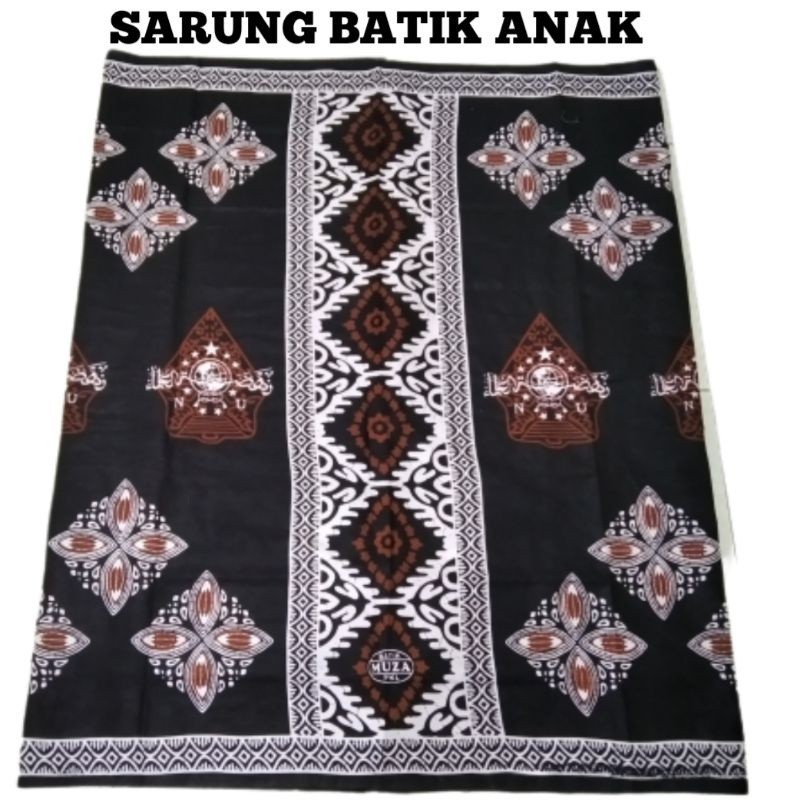 SARUNG PREMIUM TETRIS ANAK SARUNG BATIK ANAK USIA 8-12 TH MOTIF KAWUNG NU BATIK PEKALONGAN BISA