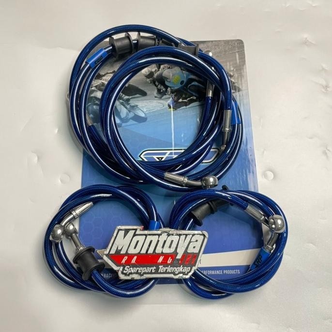 Otomotif Selang Rem Srp Xmax Biru Solid