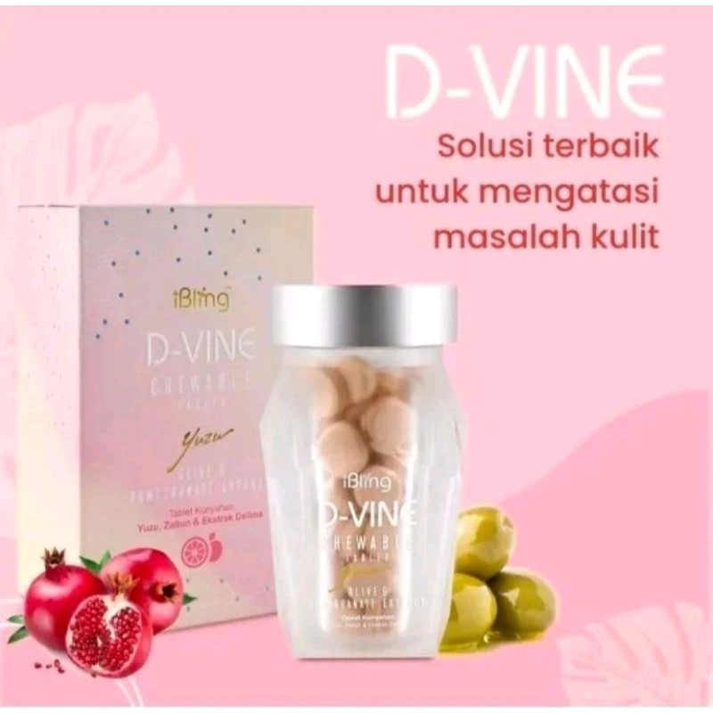 D Vine Permen Collagen Ecer isi 20 butir Terbaik 100% Original