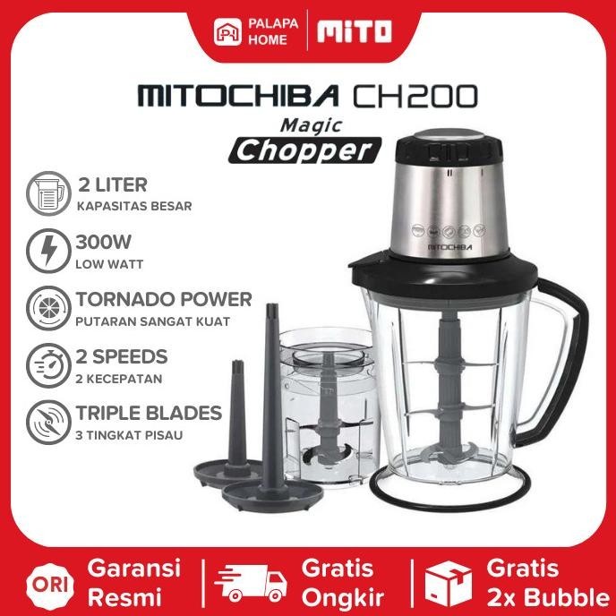 Chopper Mitochiba Ch 200 Cooper Coper Blender Choper Mito Ch200 Copper