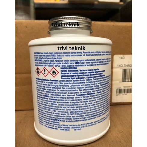Thread Sealant Ptfe Permatex 80633,Sealing Teflon Cair 14D Terbaik