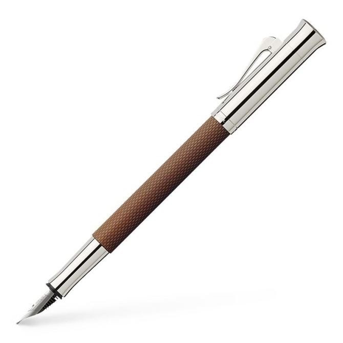 

Graf-Von Faber-Castell | Fountain Pen Guilloche Cognac Kp 6654