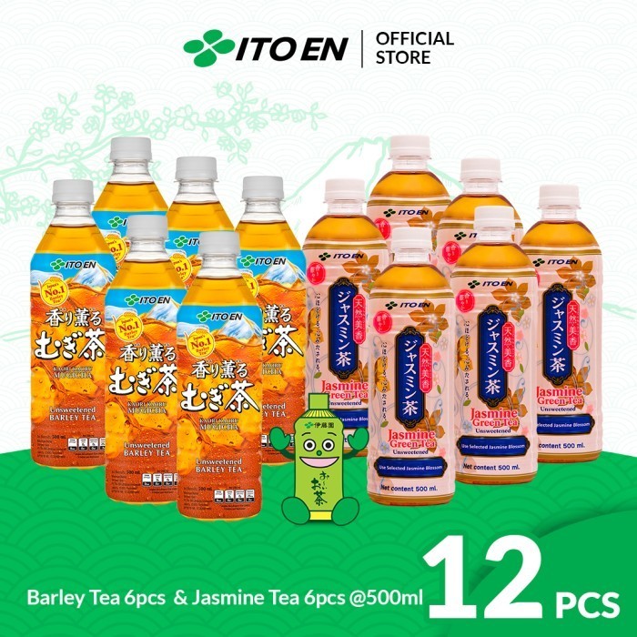 

ITO EN Paket Jasmine Tea 6 pcs & Barley Tea 6 pcs - Bundle Mix