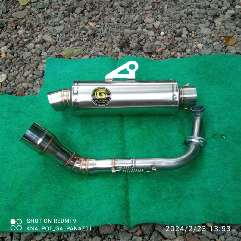 KNALPOT RACING GPS BEAT FI BEAT KARBU SCOOPY INLET 50 SUARA NGEBAS ADEM