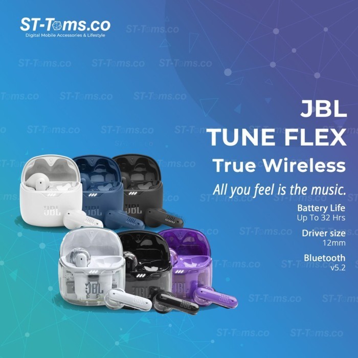 JBL Tune Flex Ghost TWS True Wireless Bluetooth ANC