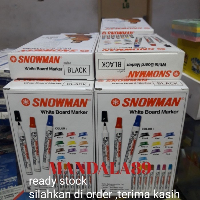 

Ready SPIDOL SNOWMAN WHITE BOARD BG.12