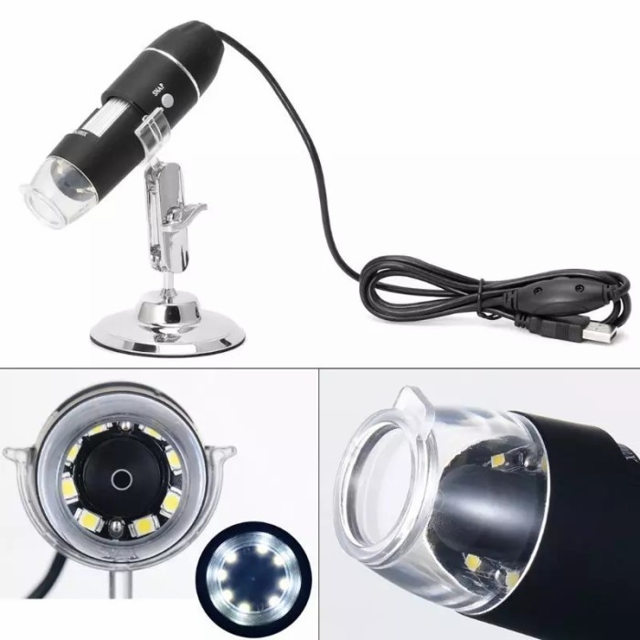 

Ready USB 8 LED 2MP Digital Microscope - Mikroskop Magnifier Camera