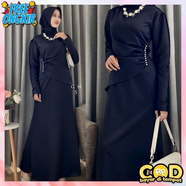 Deres Remaja Sari Gmis Sarii Termurah Dres Muslimah Terbaru 2023 Baju Games Elegan Dress Pesta Premi