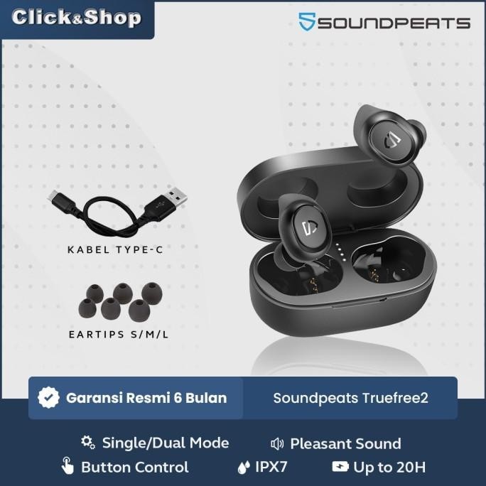 Soundpeats Truefree 2 True Wireless Earbuds Sport