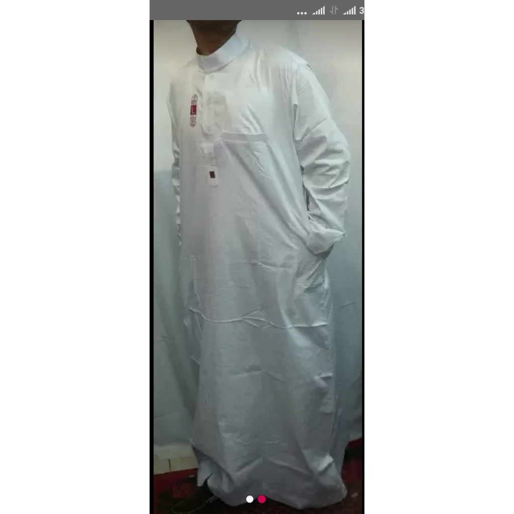 Perlengkapan haji dan umroh pria /gamis sollu /jubah