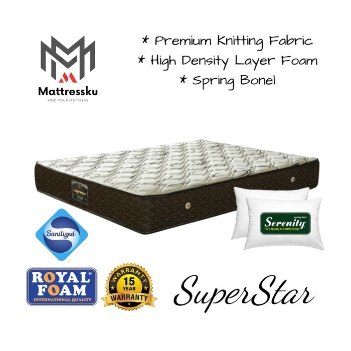 Kasur Spring Bed Elite Serenity Superstar 180X200