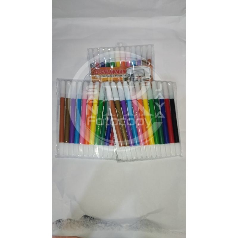 

Spidol maker 12 pcs Warna Snowman