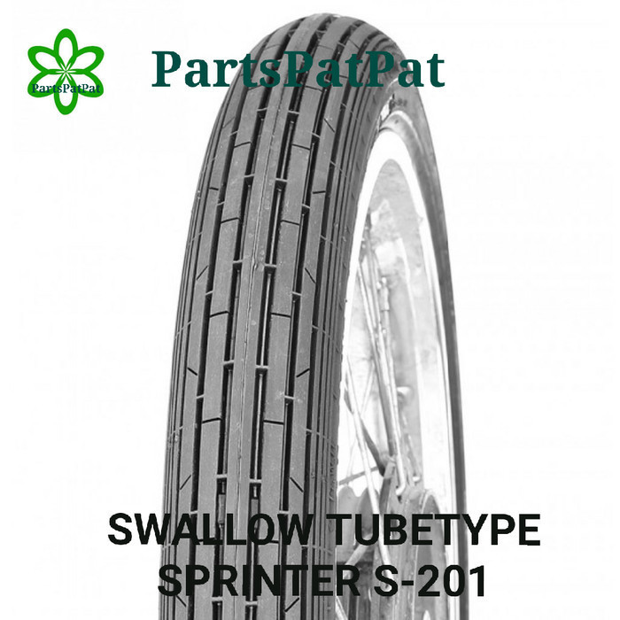 Ban Swallow Sprinter S201 S-201 225-17 2.25-17 225R17 Motif Lurus