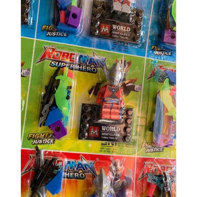 Mainan Anak Lego Ultraman Ultraman Fusion Hero Bentuk Lego Papanan Pre Anotteme