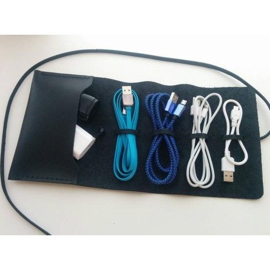 

Leather Cable Organizer