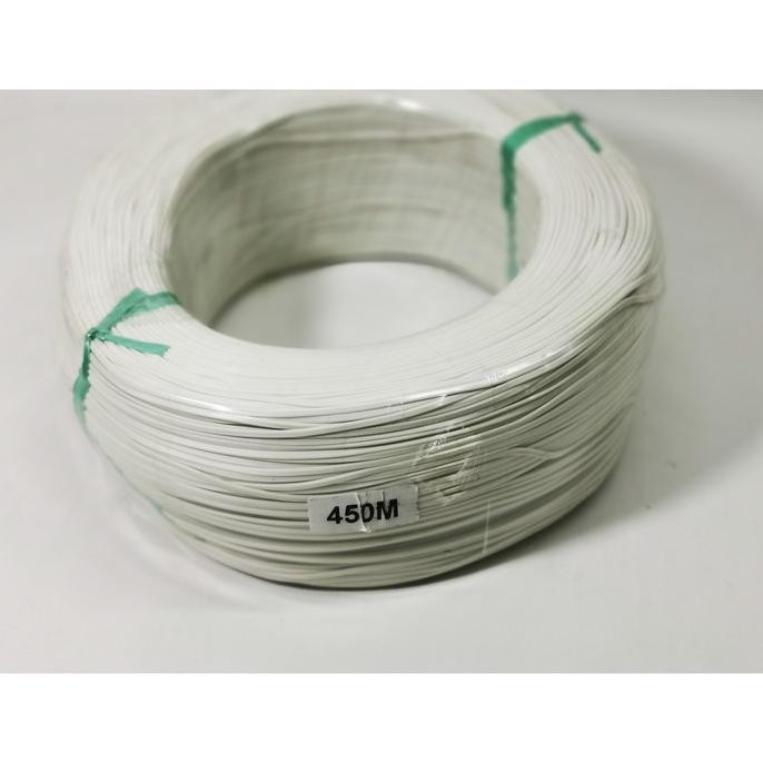 

Kabel Kawat Ikat ( Twist Tie ) Putih 450 Meter - Pengikat Kabel