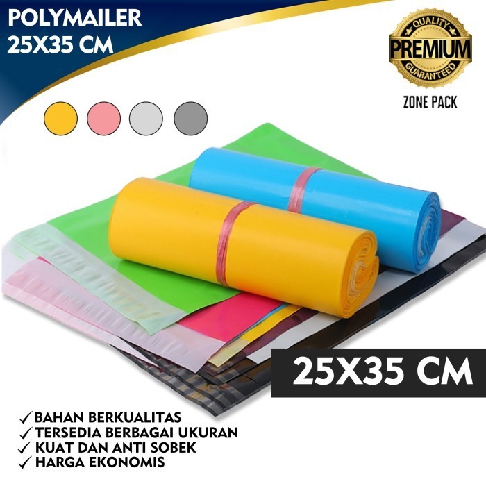 

paling diminati] [50 PCS] Plastik Polymailer 25x35 CM Plastik Packing PolyMailer