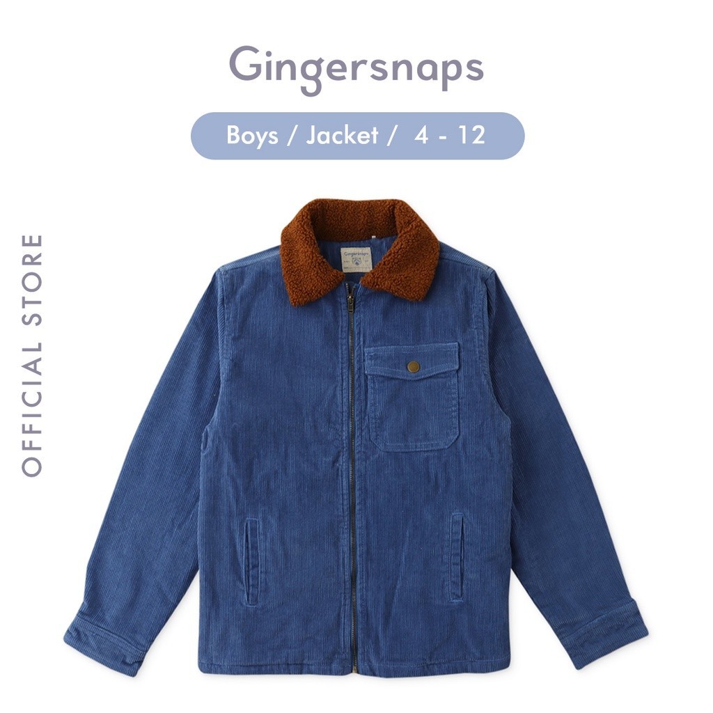 Gingersnaps Winter TShop Jacket Blue - Jaket Anak Laki (Biru)