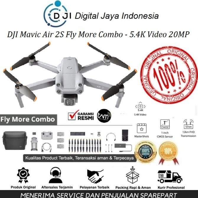 Dji Mavic Air 2S Fly More Combo - 5.4K Video 20Mp Drone New Original