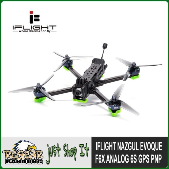 Iflight Nazgul Evoque F6X Analog Fpv Racing Drone 6S Gps Pnp No Rx