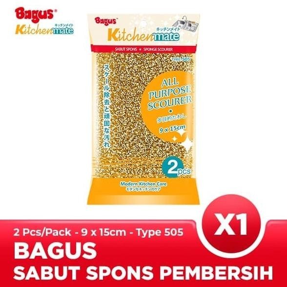 Bagus Kitchenmate Sabut Pembersih Spons 2'S