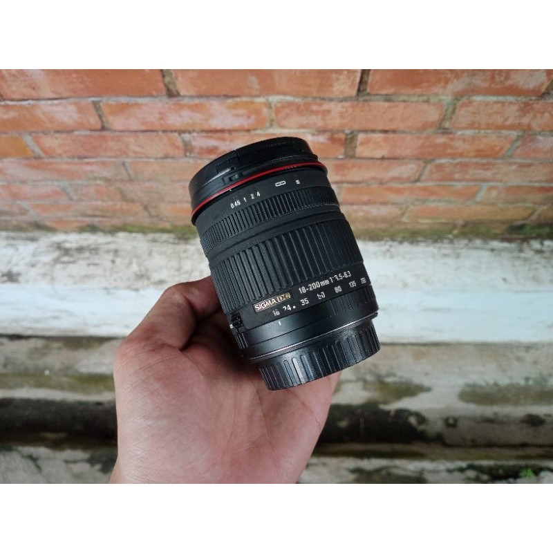 LENSA SIGMA 18-200MM F3.5 DC HSM FOR CANON SAPUJAGAD MULUSS