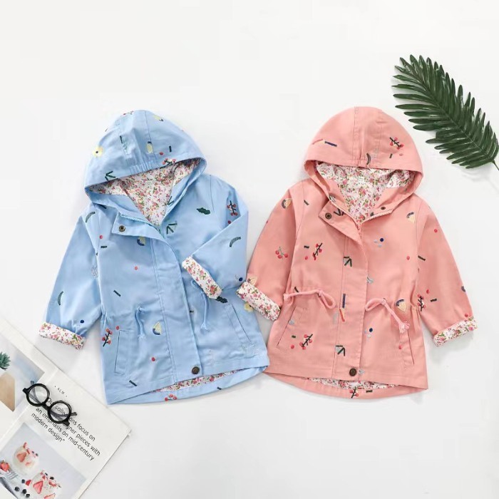 Jaket Anak Perempuan Import Branded Original Tebal Umur 4-12 Tahun