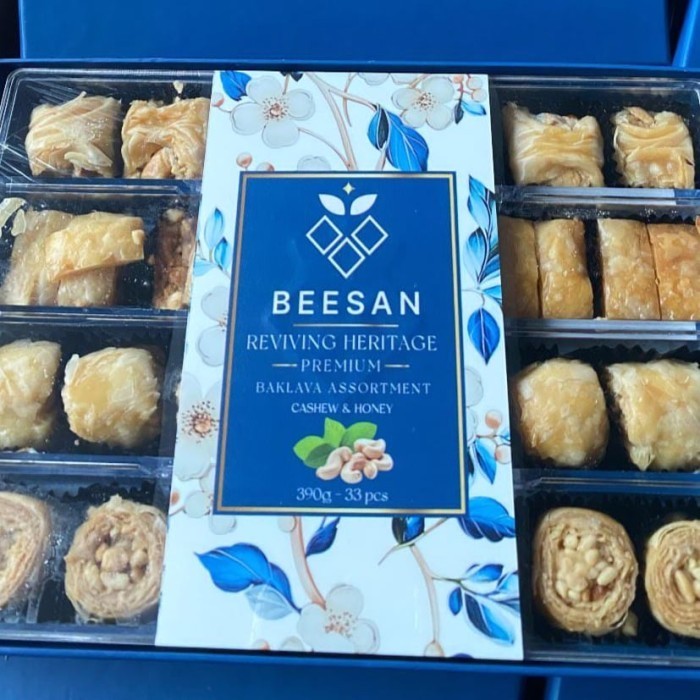 

Cemilan Turki Baklava Beesan Turkish Delight 350gr