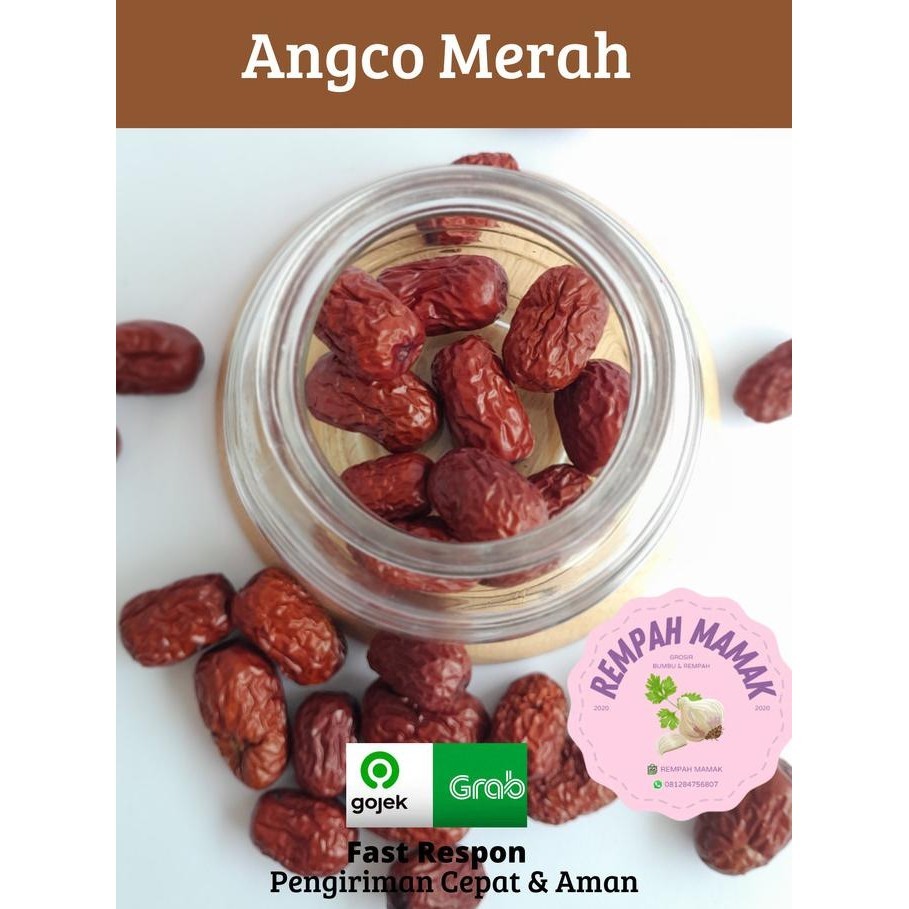 

Angco Merah / Kurma China Kualitas Premium Grade A 1Kg