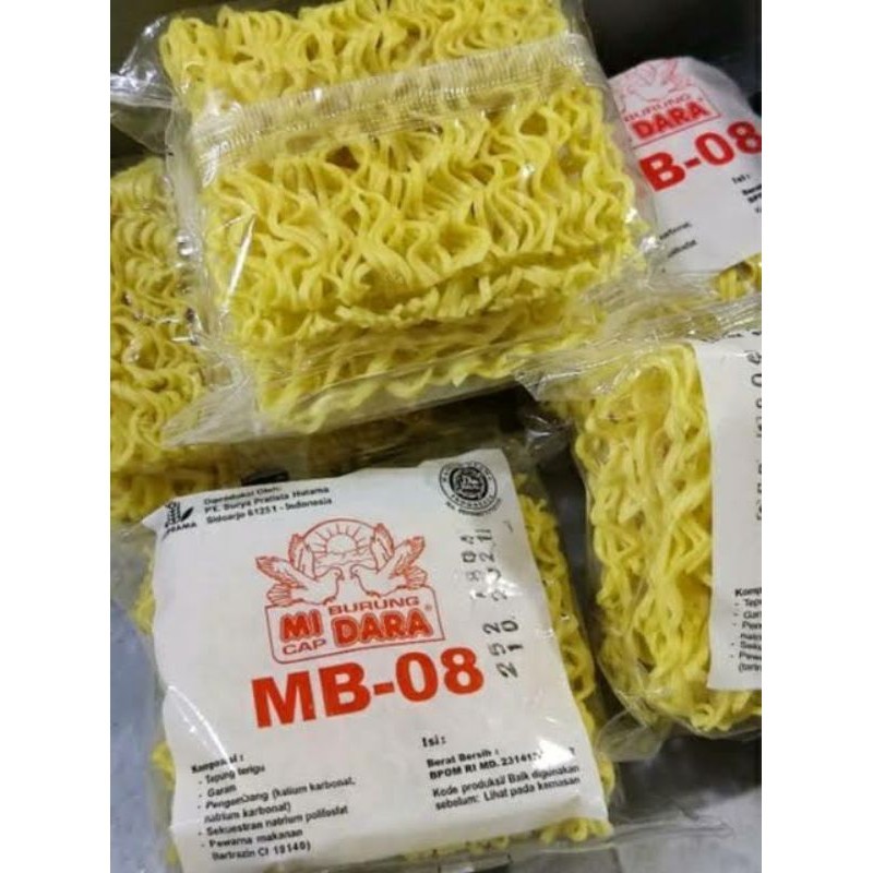 

mie burung dara MB-08 10pcs ( 1 pcs isi 2 keping) murah dan enak