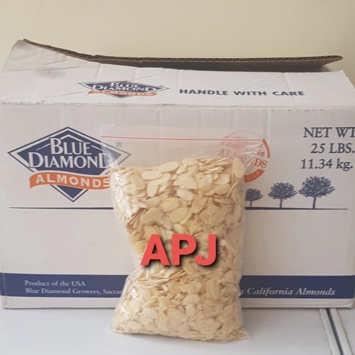 

almond slice blue diamond 500gr repack
