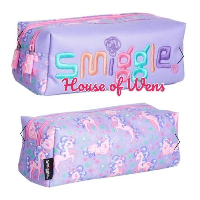 

SMIGGLE JUMP TWIN ZIP PENCIL CASE ORIGINAL - TEMPAT PENSIL SMIGGLE