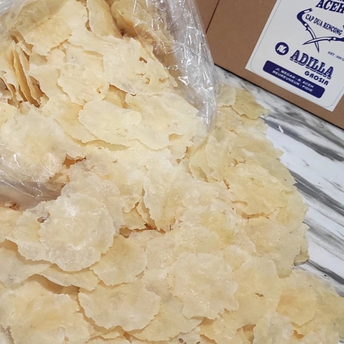 

Emping Aceh Super Tipis Adilla 500gr Kemasan Dus Karton