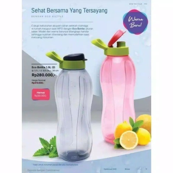 Botol 1.5 Liter Tupperware-Eco Bottle 1.5 Liter