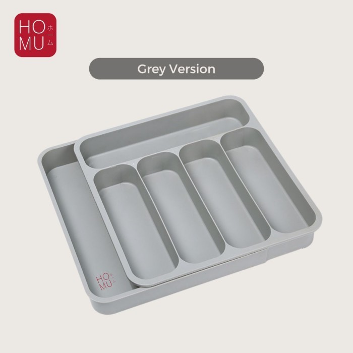 Homu Shuno L Drawer Cutlery Organizer Utensils Storage