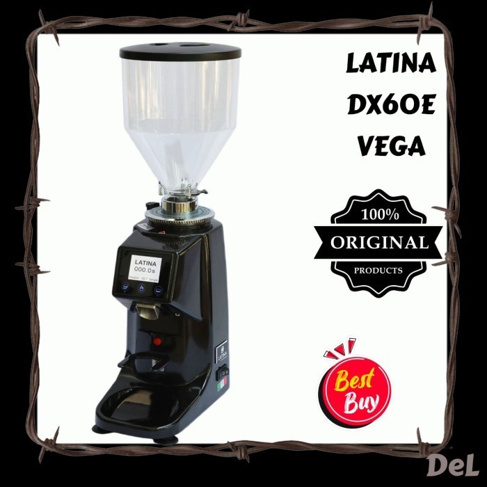 Alat Kopi Latina Vega DX 60 E - Espresso Electric Coffee Grinder - DX