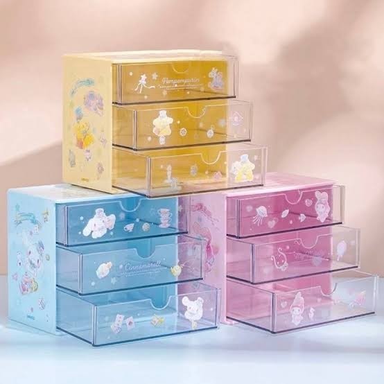 Storage Miniso My Melody Buckle Series Storage Box Sanrio characters Storage Collection Storage Box 