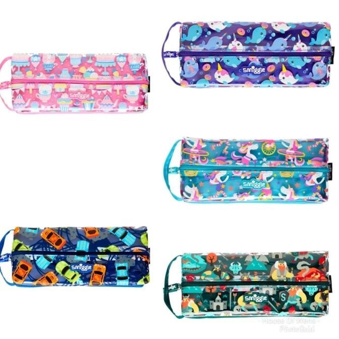 

SMIGGLE WHIRL JUNIOR FLIP ZIP PENCIL CASE - TEMPAT PENSIL SMIGGLE