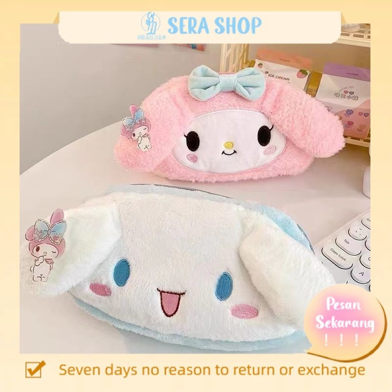 

ﺴ❈Sera Sera Sanrio Kotak Pensil Melody Sanrio Perlengkapan Sekolah Pemodelan Kotak Pensil Merah Muda Gadis Hati Kotak Pensil Panjang 21 Tinggi 13
