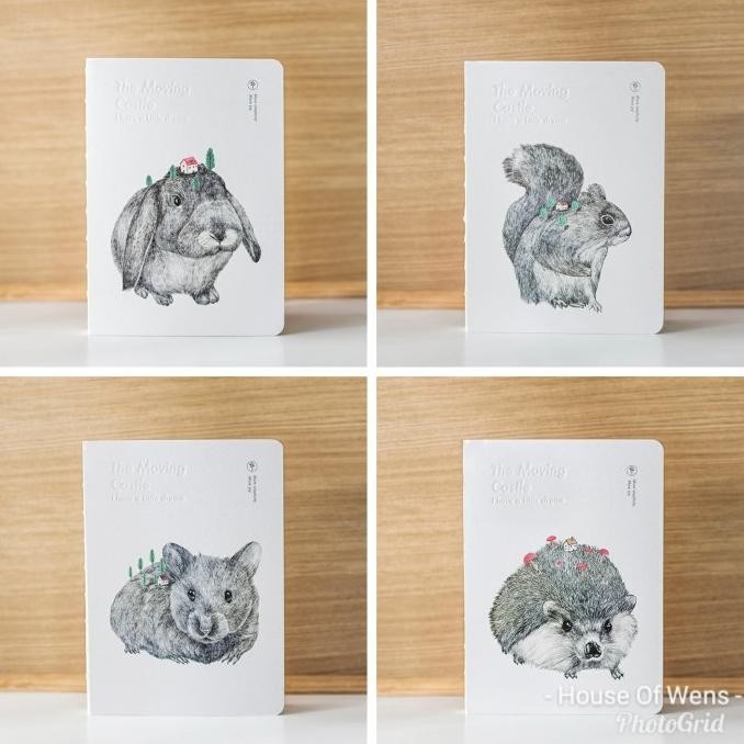 

THE MOVING CASTLE BOOK MIXED NOTEBOOK - BUKU CATATAN