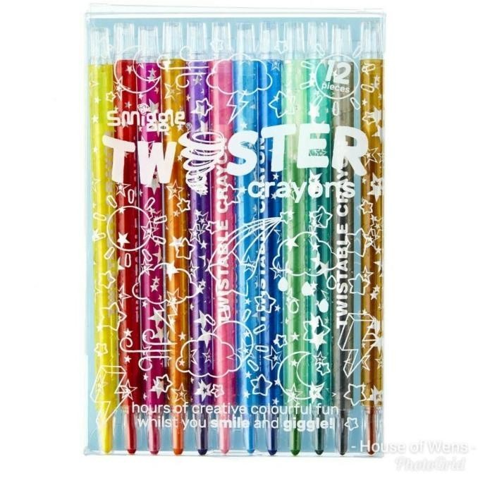 

SMIGGLE TWISTER CRAYONS X12 - CRAYON SMIGGLE