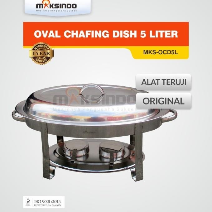 Oval Chafing Dish 5 Liter Mks-Ocd5L