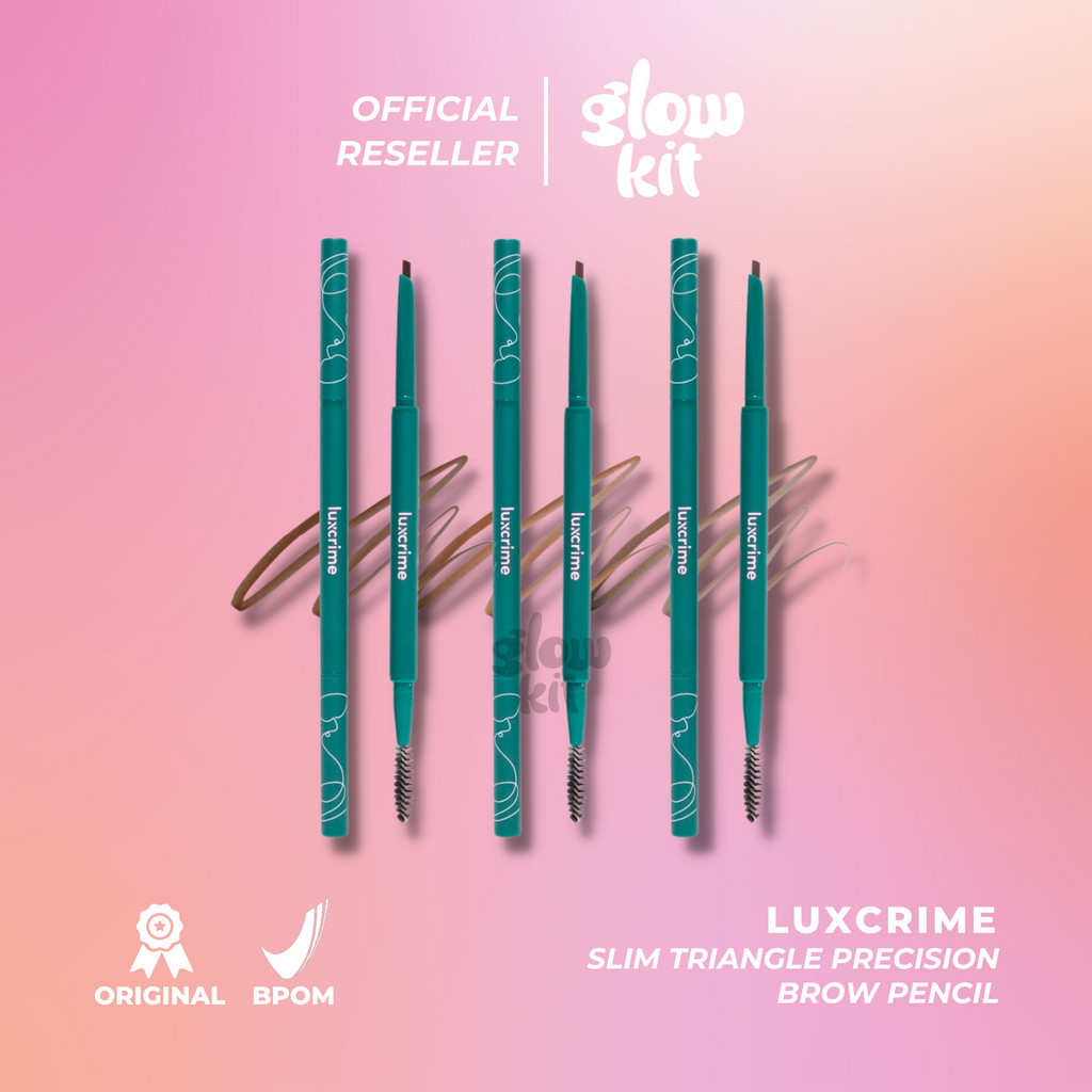 LUXCRIME Slim Triangle Precision Brow Pencil | Pensil Alis