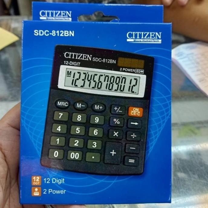 

Terjangkau Kalkulator Citizen SDC-812BN 12 Digit !!