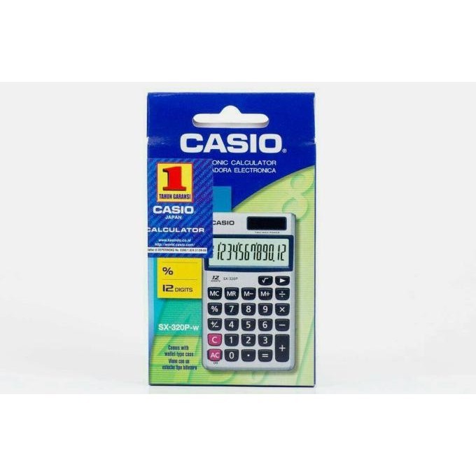 

Baru - Casio Calculator Pocket SX320P 12 digit ,.