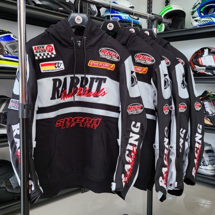 NEW SERIES HOODIE MOTOR RABBIT AND WHEELS BIKERS JACKET HITS STRIKE TREND JAMPER ORIGINAL