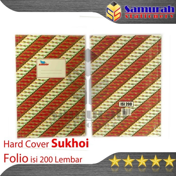 

Buku Hard Cover Sukhoi Folio isi 200 lembar / Besar F4 Buku Akutansi